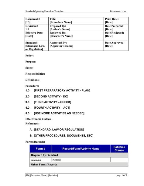 Expert Sop Template To Use Today Web Printer Driver