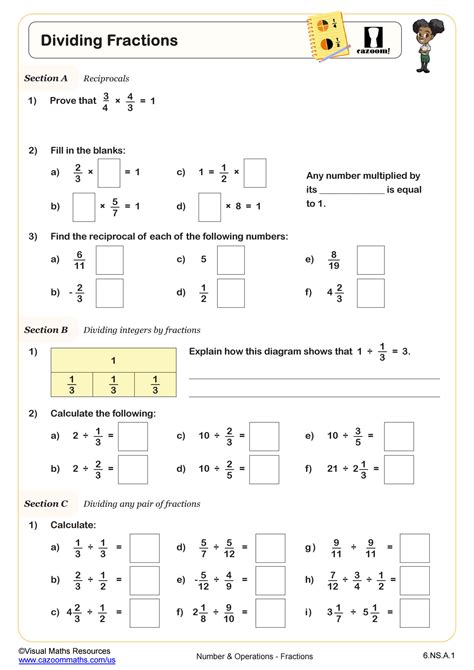 Multiplying Fractions Worksheets Web Printer Driver