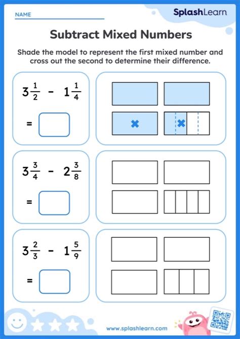 Mixed Numbers Subtraction Tips Web Printer Driver