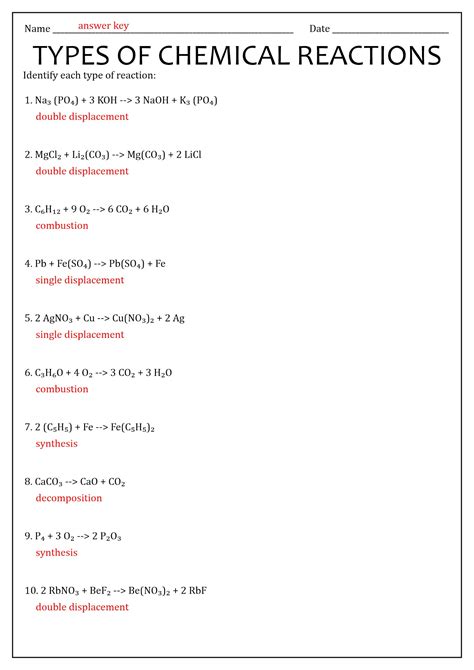 Chemical Reactions Types Pogil Answers Web Printer Driver