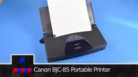 0X0012 1 Canon Bjc 85 Portable Printer Youtube