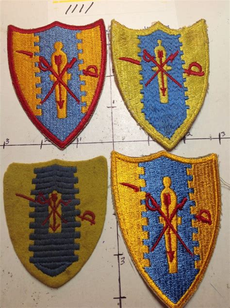 1111 Military 4 Patches 4Th Cavalry 1 Felt Crosby Group Ebay