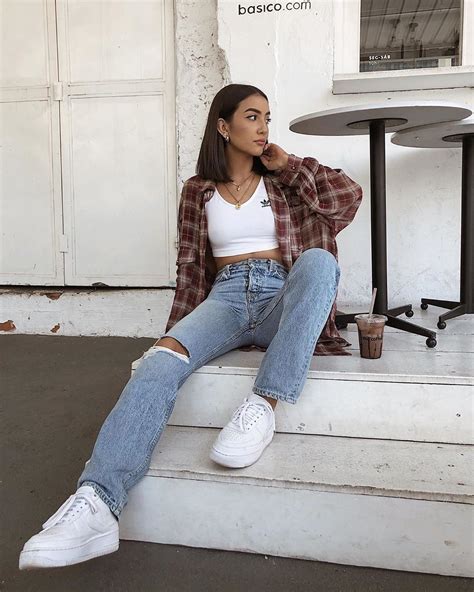 14 Basic Outfits With Air Force 1 Gif