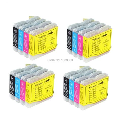 16Pk Ink Cartridges Lc960 Lc970 Lc1000 Compatible For Brother Dcp Dcp