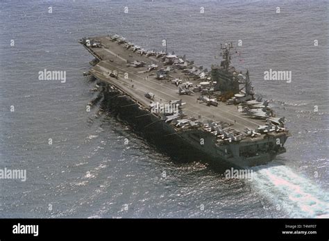 1St November 1993 The U S Navy Aircraft Carrier Uss Abraham Lincoln Cvn72 In The Indian Ocean