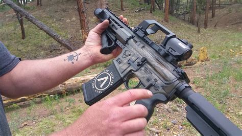 2Ar Tactical Custom Built Pdw Honey Badger Pistol With The Sba3 Brace Youtube