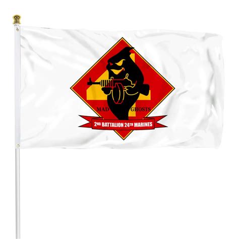 2Nd Bn 24Th Marines Usmc Flag Banner