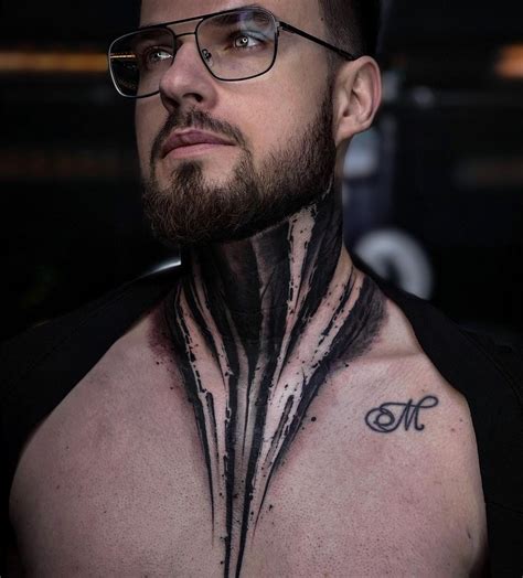 3D Neck Tattoos For Men