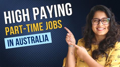 5 High Paying Part Time Jobs In Australia For International Students 2022 Youtube