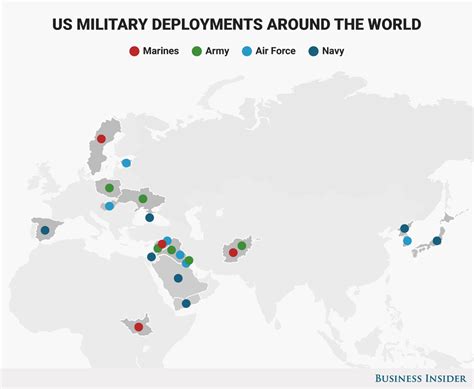 5 Maps Show Major Hotspots Where Us Military Is Currently Deployed