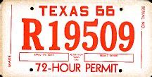 Texas 72 Hour Permit Rules