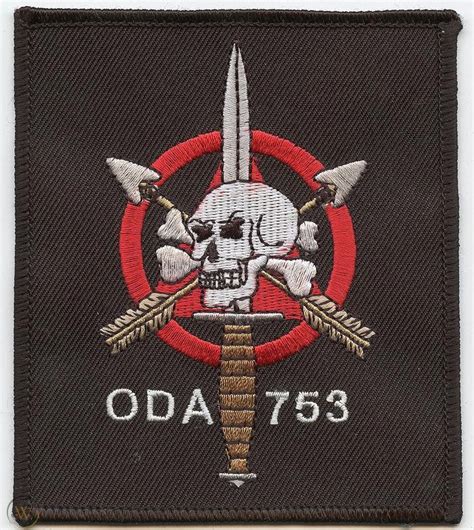 7Th Special Forces Group Oda 753 Patch Special Forces Patch Special Force Group Special Forces