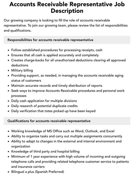 Cargo Representative Job Description Web Printer Driver 9826