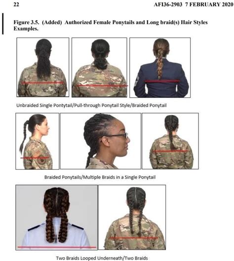 5 Air Force Hair Rules