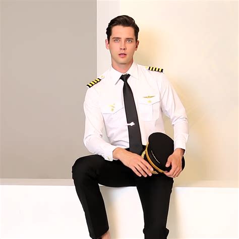 Airline Pilot Uniform White