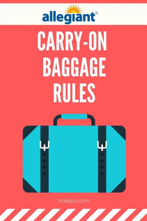 Allegiant Carry On Rules How To Avoid Extra Fees