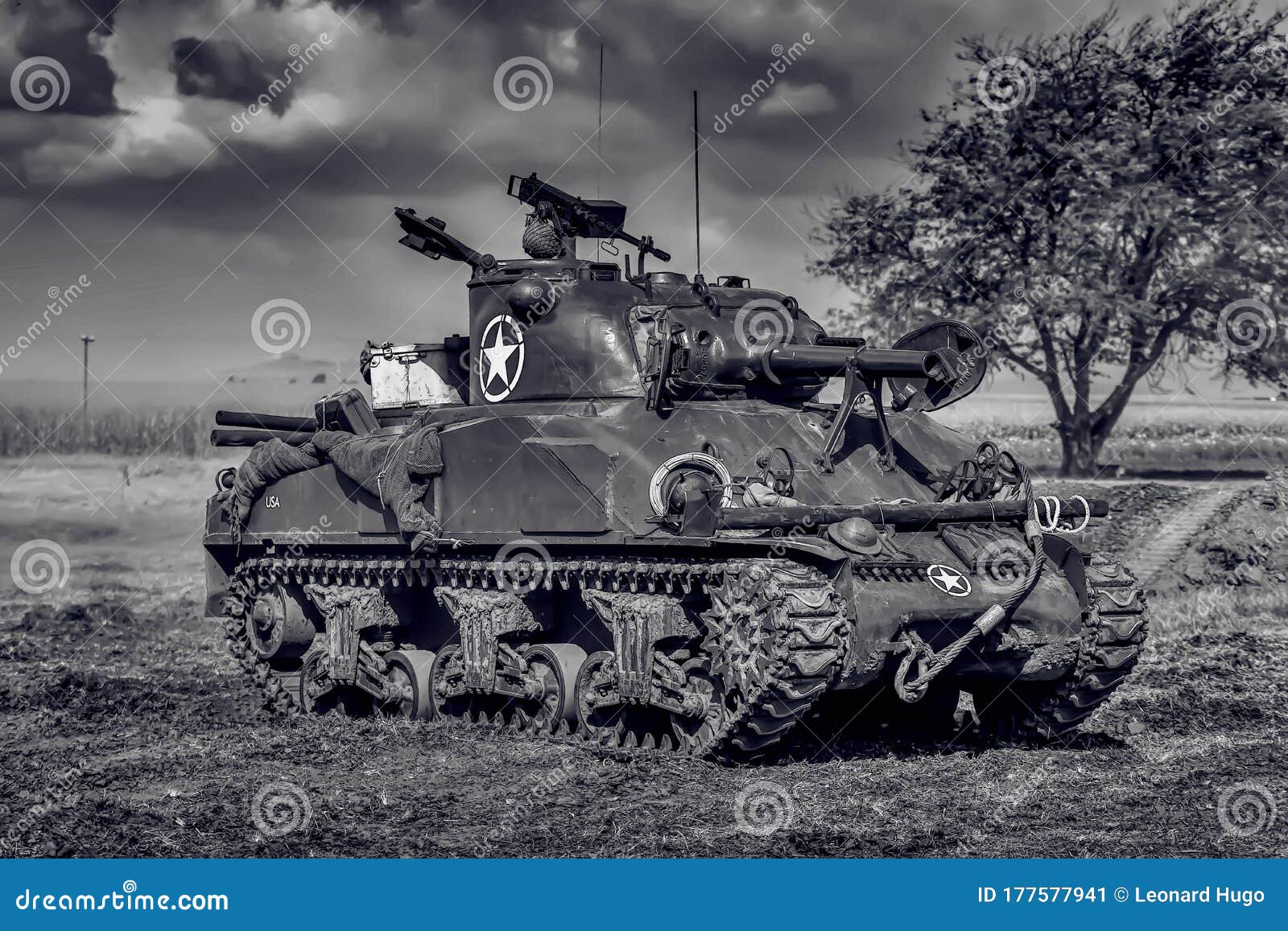 America S M4 Sherman Tank A Wwii War Machine