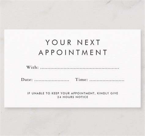 Any Color Custom Logo Appointment Cards Zazzle Com Appointment Cards Printing Double Sided