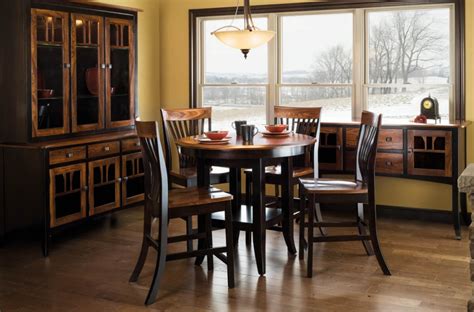 Aragon Two Toned Dining Set Countryside Amish Furniture