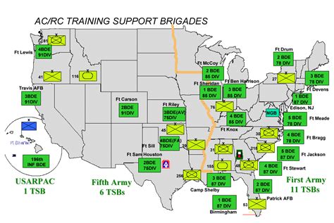 Army Duty Stations Map