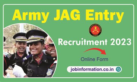 Army Jag Entry Recruitment 2023