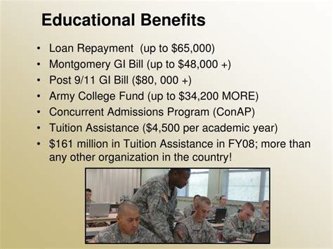 5 Army Reserve Education Benefits