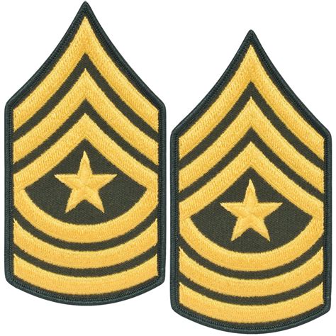 Army Sergeant Major Rank