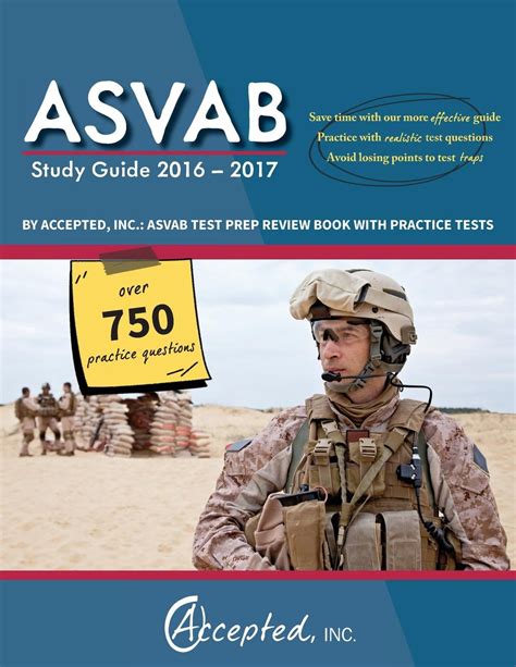 Asvab Study Guide 2016 2017 By Accepted Inc Asvab Test Prep Review Book With Practice Tests