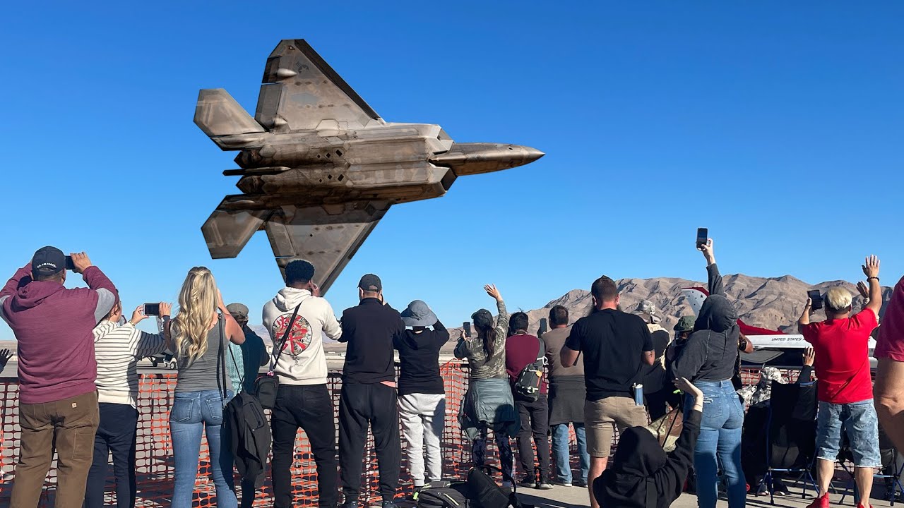 Aviation Nation 2022 F22 Raptor Demo Team Tom W Flickr