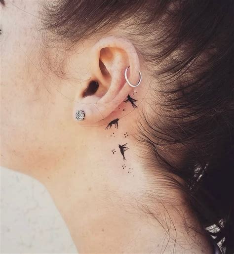 7 Back Ear Tattoo Ideas