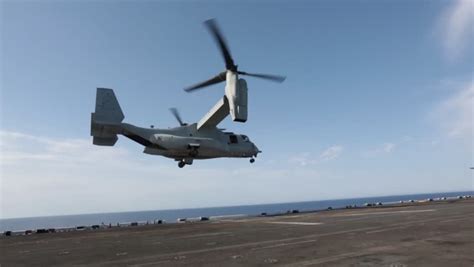 Bell Boeing V22 Osprey Take Off Editorial Video 13158241A Shutterstock