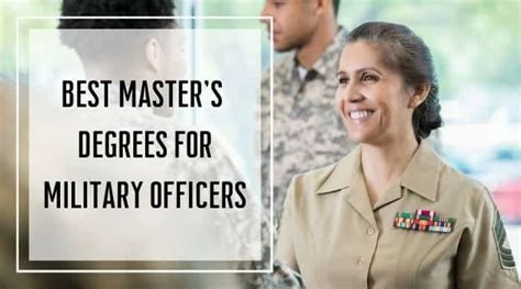 Best Degrees for Military Officers