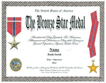 Top Bronze Star Medal Recipients - Web Printer Driver