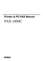 Brother Fax 1800C Driver: Easy Install Guide