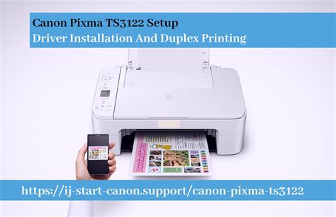 Canon Pixma Ts3122 Setup Driver Installation And Duplex Printing