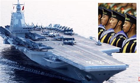 China Launches Huge New Aircraft Carrier As World S Largest Navy Sends Chilling Warning