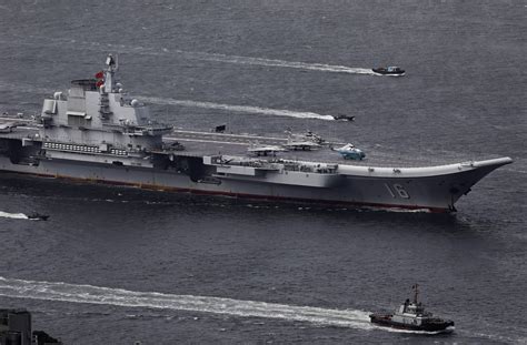 China S New Aircraft Carrier Sails Out To Sea For First Tests