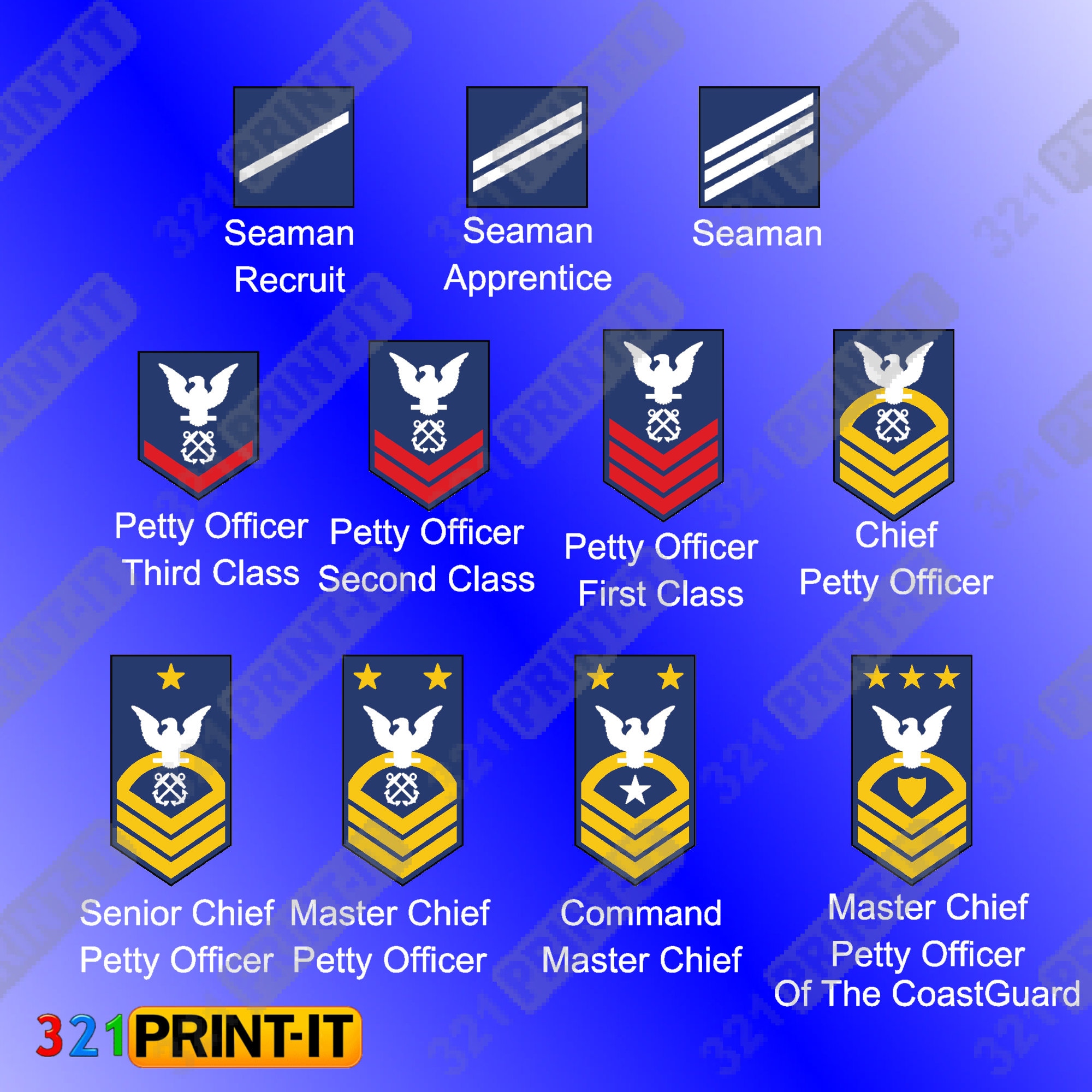 7 Coast Guard Ranks