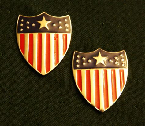 Collectibles Us Army Jag Judge Advocate Generals Corps Officer Collar Insignia Nos Pair