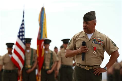 Corps Most Decorated Regiment Welcomes New Sergeant Major 1St Marine Division News Article