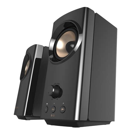 Creative T60 Compact Hi Fi 2 0 Desktop Speakers With Clear Dialog And Surround By Sound Blaster