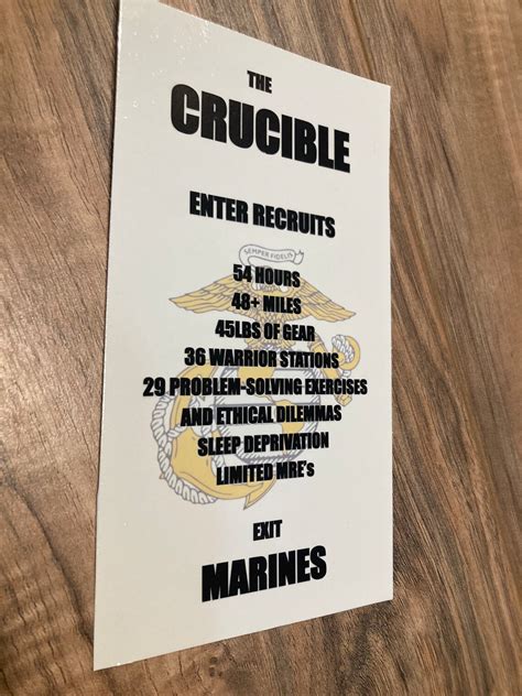 Crucible Usmc Wateslide Decal Etsy