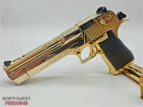 Desert Eagle 44 Mag 24K Gold Plated Northwest Firearms