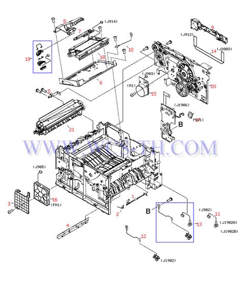 Diagram Hp Laserjet 2300