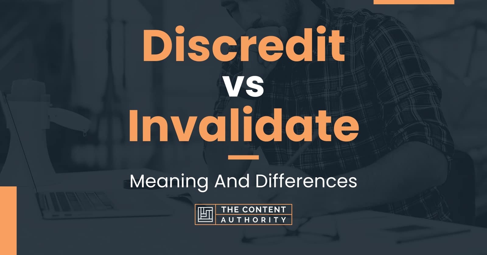 Discredit vs Disqualify