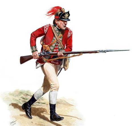 Don Troiani British Light Infantryman Of The 5Th Regiment Of Foot 1775 1776 Don Troiani