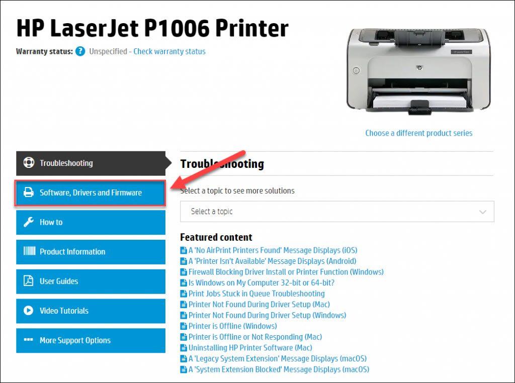 Download Hp Laserjet P1006 Driver Download