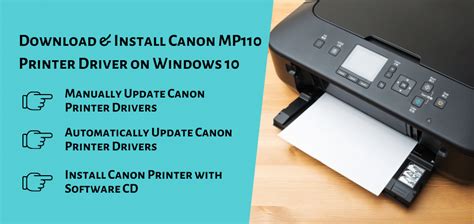 Download Install Canon Mp110 Printer Driver On Windows 10 Pcasta