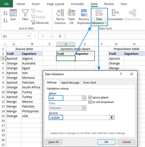 Dropdown List In Excel Puresourcecode