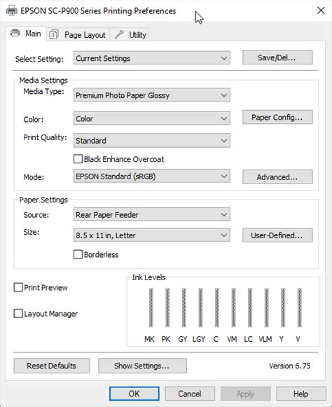 Epson Surecolor P900 Windows Driver Software Tour